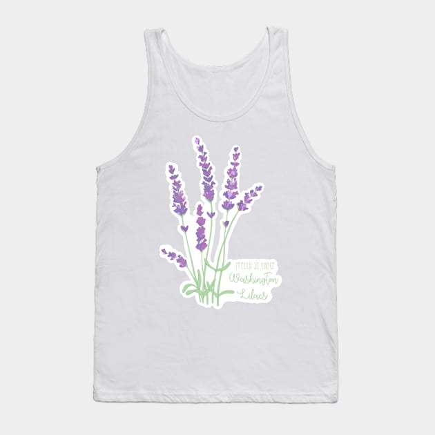 Washington Lilacs - Zach Bryan Tank Top by Mikayla8110